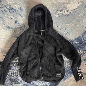 Calvin Klein Fuzzy Zip Up